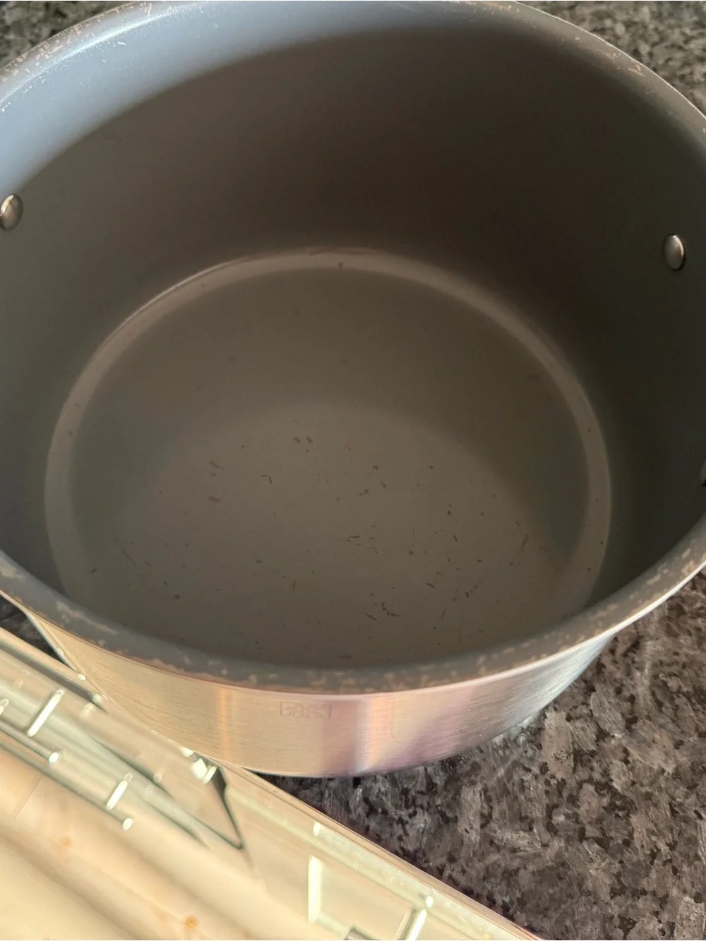 ZWILLING J.A. Henckels Gray Stock Pot with Riveted Handles